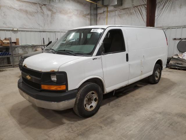 1GCWGFBA5D1110198 - 2013 CHEVROLET EXPRESS G2 WHITE photo 1