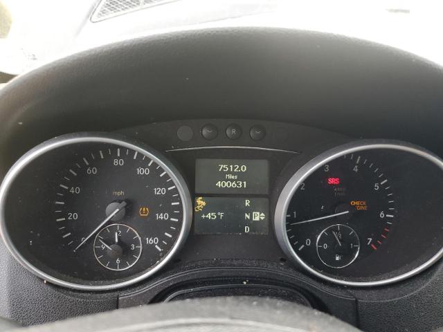 4JGBB8GB7AA547816 - 2010 MERCEDES-BENZ ML 350 4MATIC BLACK photo 9