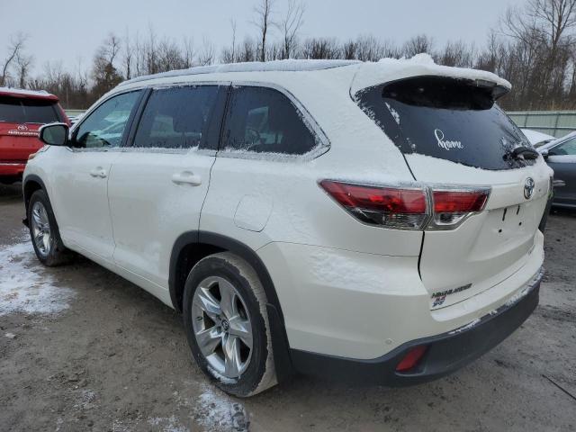 5TDDKRFH7GS291150 - 2016 TOYOTA HIGHLANDER LIMITED WHITE photo 2