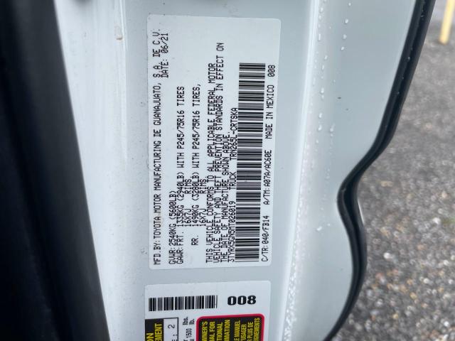 3TYRX5GN5MT026019 - 2021 TOYOTA TACOMA ACCESS CAB Ақ фото 10