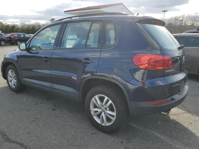 WVGBV7AX3GW002634 - 2016 VOLKSWAGEN TIGUAN S BLUE photo 2