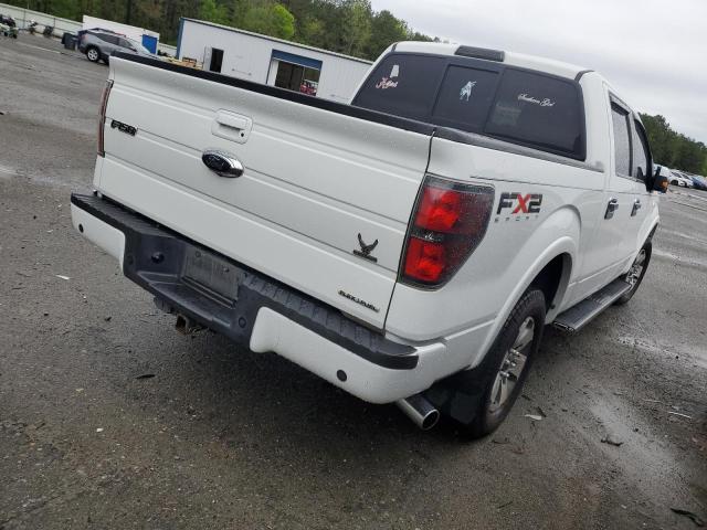 1FTFW1CFXBKD72841 - 2011 FORD F150 SUPERCREW WHITE photo 3