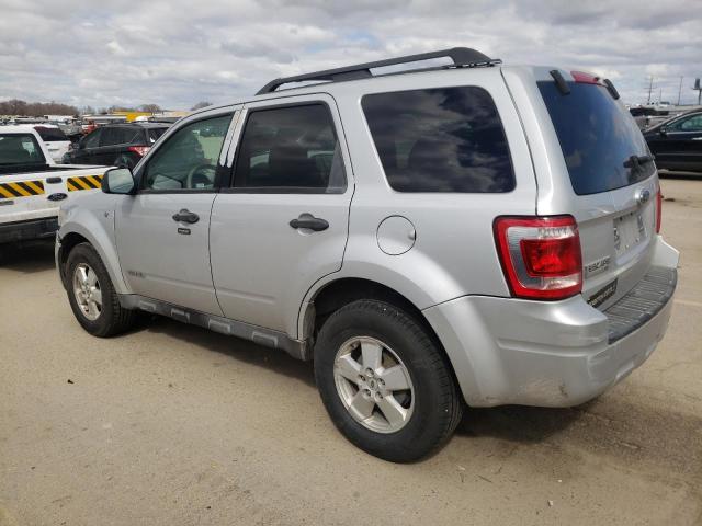 1FMCU03148KA04148 - 2008 FORD ESCAPE XLT SILVER photo 2