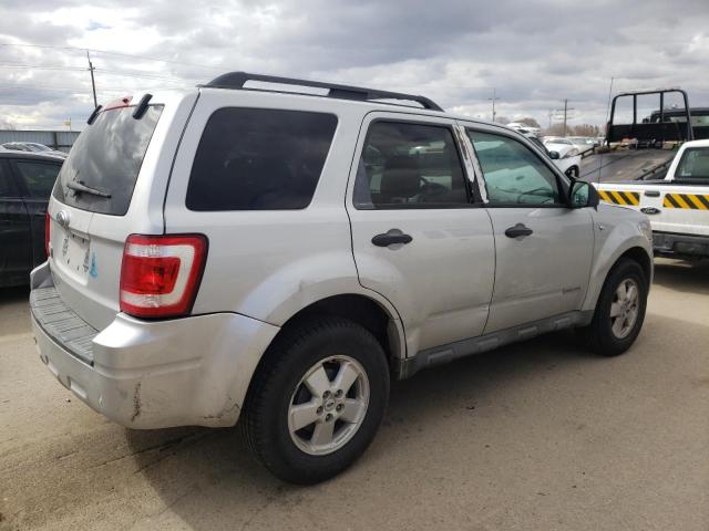 1FMCU03148KA04148 - 2008 FORD ESCAPE XLT SILVER photo 3