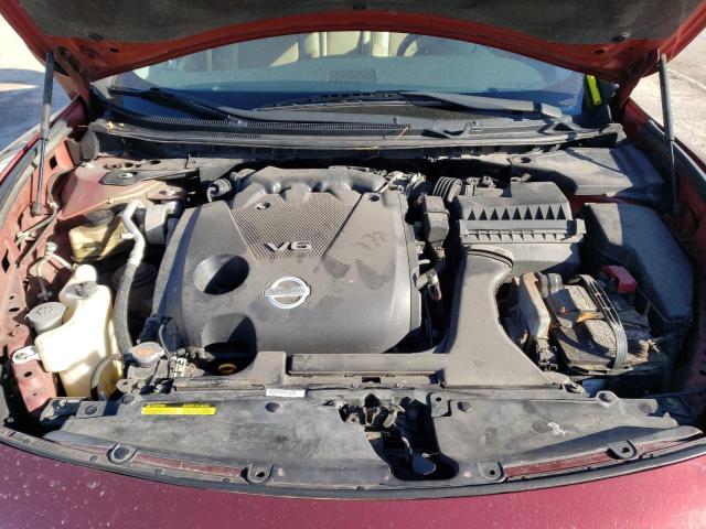 1N4AA5AP9AC868692 - 2010 NISSAN MAXIMA S MAROON photo 11