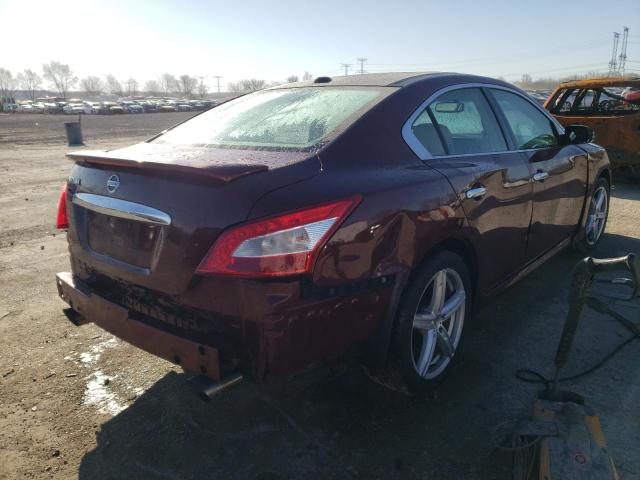 1N4AA5AP9AC868692 - 2010 NISSAN MAXIMA S MAROON photo 3