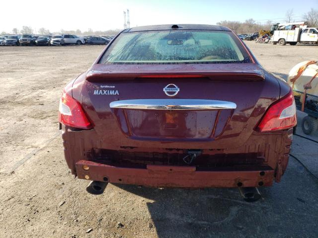 1N4AA5AP9AC868692 - 2010 NISSAN MAXIMA S MAROON photo 6