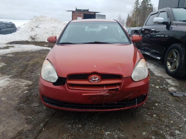 KMHCN35C88U085897 - 2008 HYUNDAI ACCENT BASE ORANGE photo 5