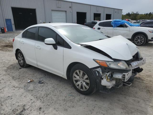 19XFB2F59CE061667 - 2012 HONDA CIVIC LX WHITE photo 4