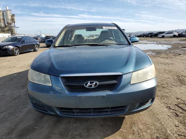 5NPET46C26H057902 - 2006 HYUNDAI SONATA GL BLUE photo 5