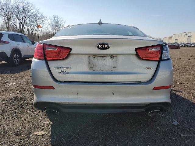 5XXGM4A70EG311360 - 2014 KIA OPTIMA LX SILVER photo 6