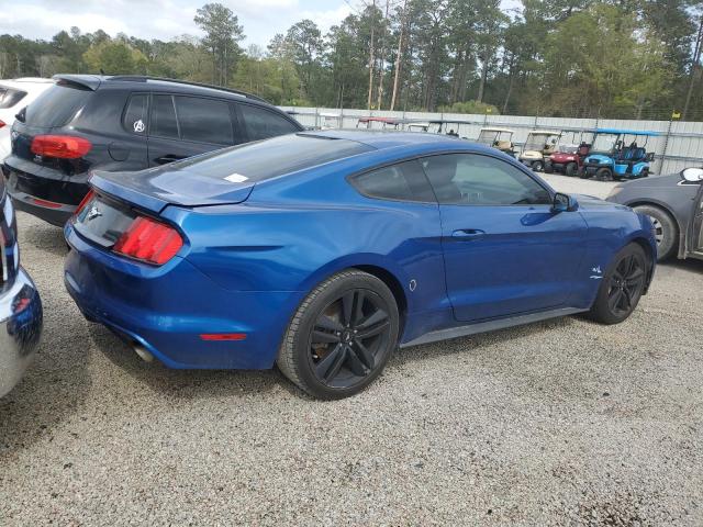1FA6P8TH3H5321833 - 2017 FORD MUSTANG BLUE photo 3