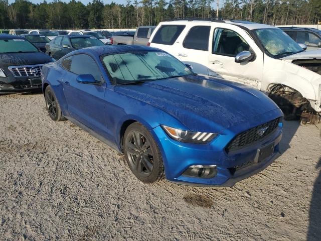 1FA6P8TH3H5321833 - 2017 FORD MUSTANG BLUE photo 4