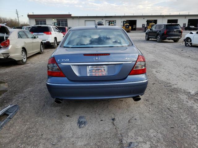 WDBUF87X77X217451 - 2007 MERCEDES-BENZ E 350 4MATIC BLUE photo 6