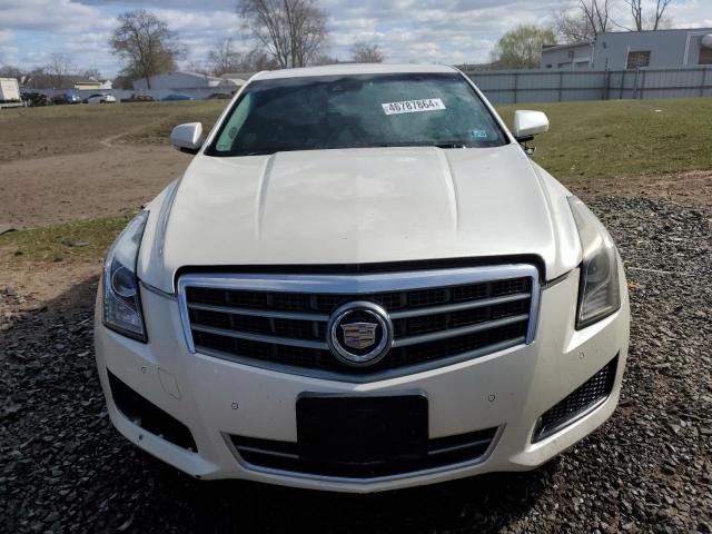 1G6AB5S34D0125000 - 2013 CADILLAC ATS LUXURY WHITE photo 5