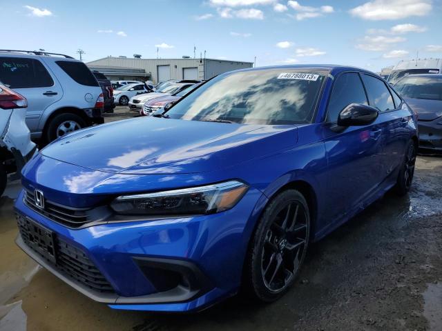 2HGFE2F58NH605351 - 2022 HONDA CIVIC SPORT 蓝色 照片 1