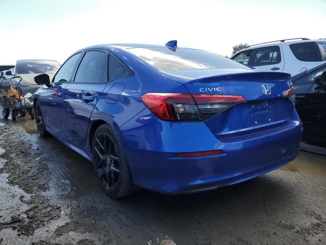 2HGFE2F58NH605351 - 2022 HONDA CIVIC SPORT 蓝色 照片 2