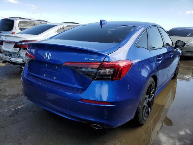 2HGFE2F58NH605351 - 2022 HONDA CIVIC SPORT 蓝色 照片 3