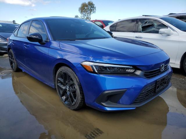 2HGFE2F58NH605351 - 2022 HONDA CIVIC SPORT 蓝色 照片 4