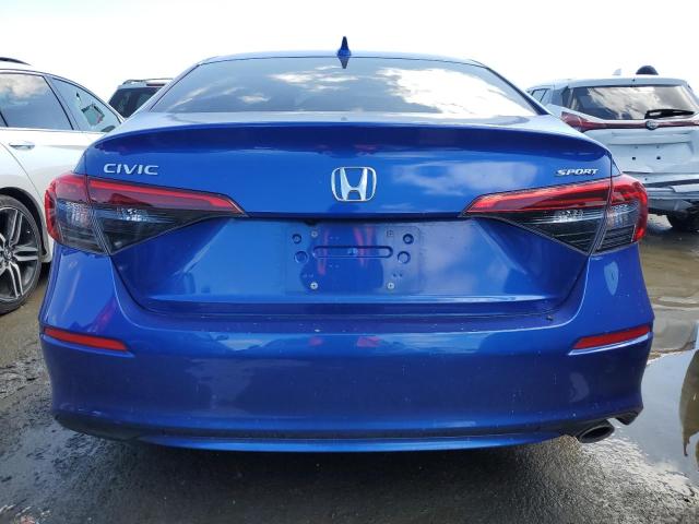 2HGFE2F58NH605351 - 2022 HONDA CIVIC SPORT 蓝色 照片 6