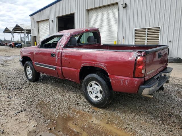 1GCEK14T74Z233434 - 2004 CHEVROLET SILVERADO K1500 BURGUNDY photo 2