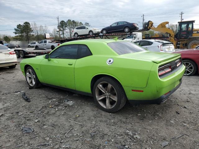 2C3CDZATXFH717741 - 2015 DODGE CHALLENGER SXT GREEN photo 2