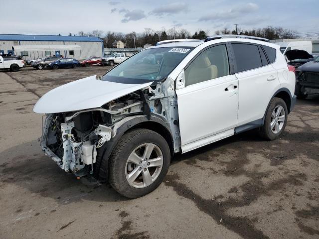 JTMRFREV2ED049506 - 2014 TOYOTA RAV4 XLE WHITE photo 1