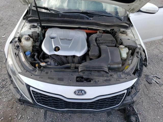 KNAGM4AD0B5003429 - 2011 KIA OPTIMA HYBRID WHITE photo 11