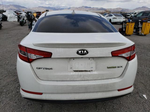 KNAGM4AD0B5003429 - 2011 KIA OPTIMA HYBRID WHITE photo 6