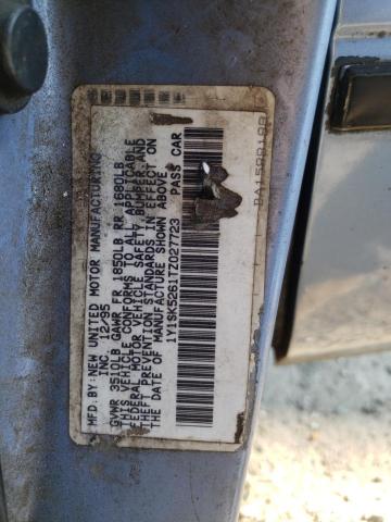 1Y1SK5261TZ027723 - 1996 GEO PRIZM BASE BLUE photo 12