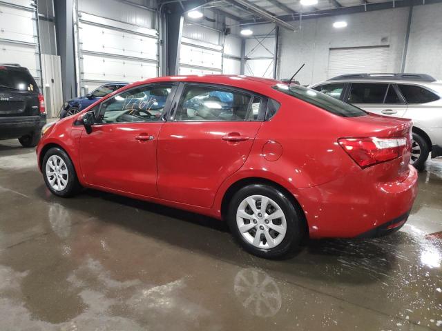 KNADM4A31D6124266 - 2013 KIA RIO LX RED photo 2