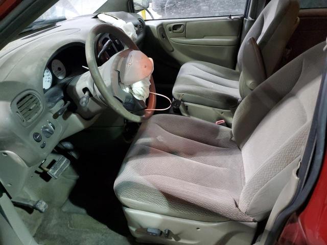 1C4GP45R04B539141 - 2004 CHRYSLER TOWN & COU წითელი ფოტო 7