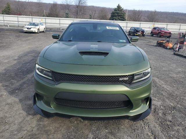 2C3CDXCT7KH756086 - 2019 DODGE CHARGER R/T GREEN photo 5