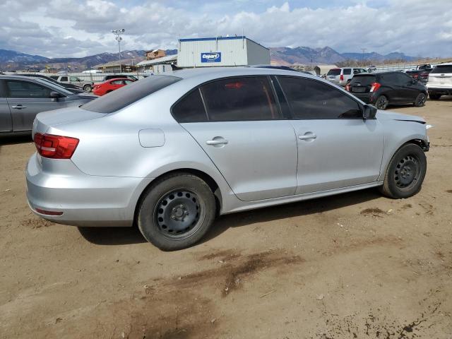 3VWLA7AJ7FM303449 - 2015 VOLKSWAGEN JETTA TDI SILVER photo 3