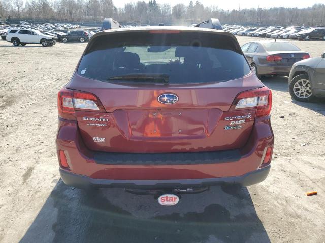 4S4BSADC0F3356478 - 2015 SUBARU OUTBACK 2.5I PREMIUM RED photo 6