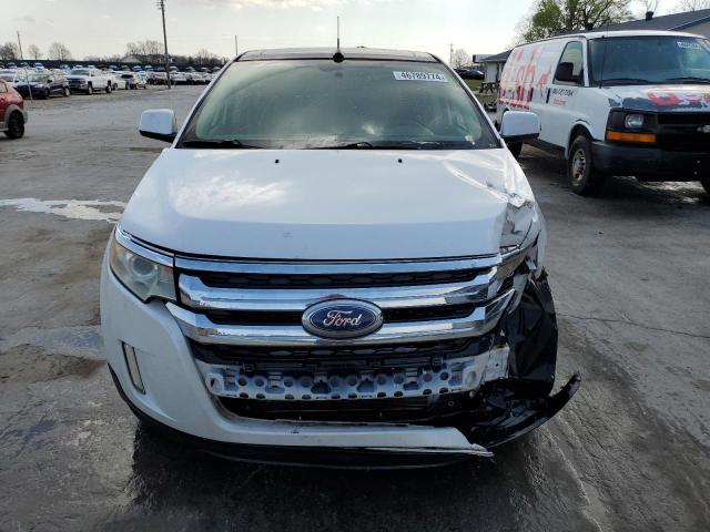 2FMDK3KC5BBA49454 - 2011 FORD EDGE LIMITED WHITE photo 5
