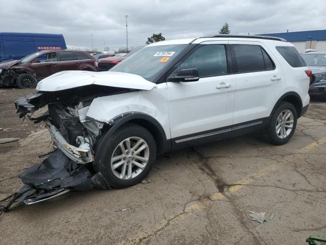 1FM5K7DH9HGA78591 - 2017 FORD EXPLORER XLT WHITE photo 1