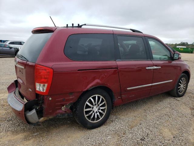 KNDMH4C74B6382592 - 2011 KIA SEDONA EX BURGUNDY photo 3