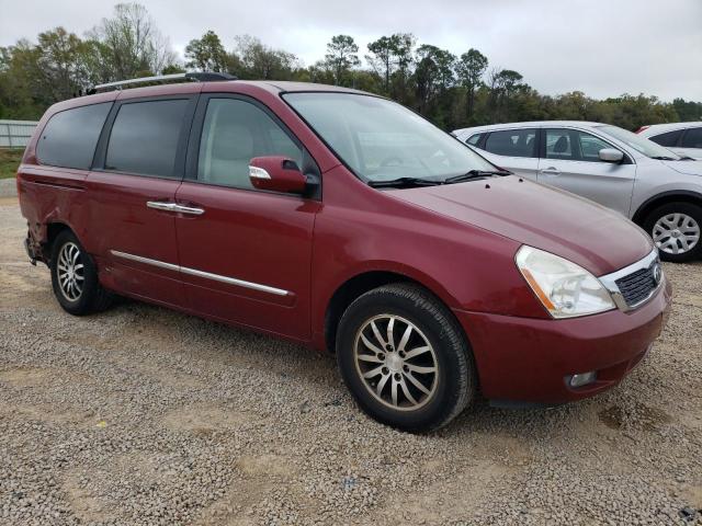 KNDMH4C74B6382592 - 2011 KIA SEDONA EX BURGUNDY photo 4