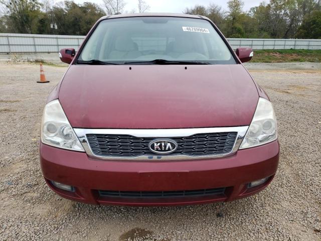 KNDMH4C74B6382592 - 2011 KIA SEDONA EX BURGUNDY photo 5