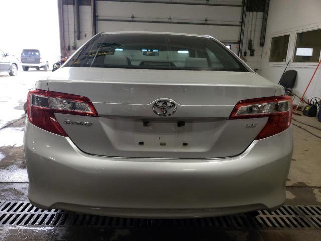 4T4BF1FK7DR292106 - 2013 TOYOTA CAMRY L SILVER photo 6