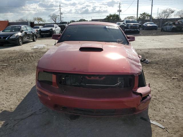 1ZVHT82H585130945 - 2008 FORD MUSTANG GT RED photo 5