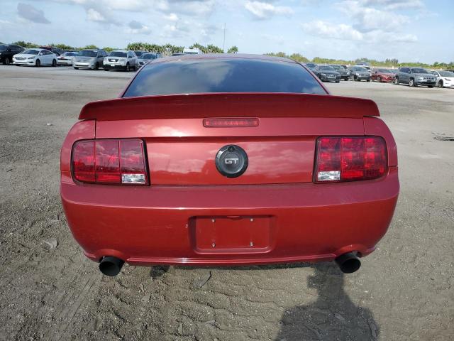 1ZVHT82H585130945 - 2008 FORD MUSTANG GT RED photo 6