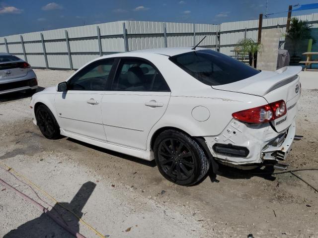 1YVHP80D145N91670 - 2004 MAZDA 6 S WHITE photo 2