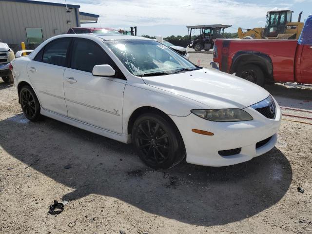 1YVHP80D145N91670 - 2004 MAZDA 6 S WHITE photo 4