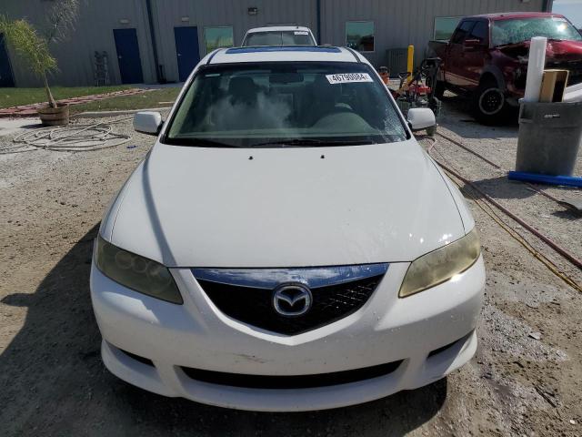 1YVHP80D145N91670 - 2004 MAZDA 6 S WHITE photo 5