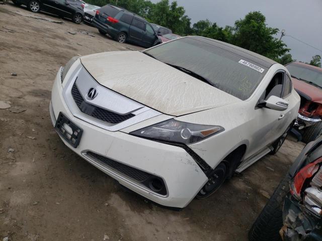2HNYB1H69CH500423 - 2012 ACURA ZDX ADVANCE Blanco foto 2