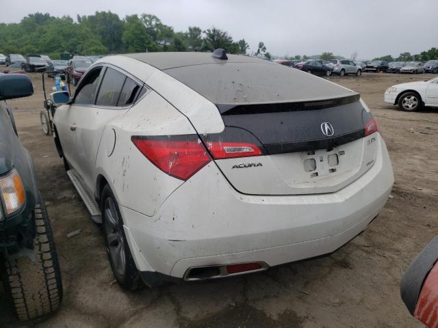 2HNYB1H69CH500423 - 2012 ACURA ZDX ADVANCE Blanco foto 3