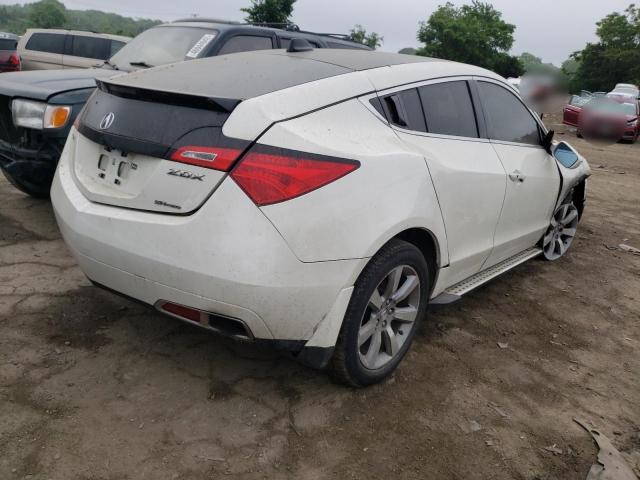 2HNYB1H69CH500423 - 2012 ACURA ZDX ADVANCE Blanco foto 4
