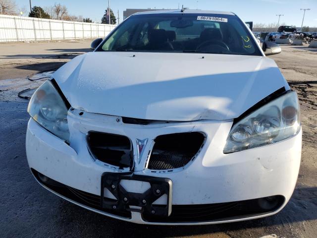 1G2ZH57N094107056 - 2009 PONTIAC G6 GT WHITE photo 5